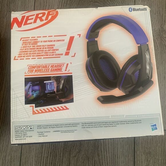 Nerf built in MIC delivers quality voice clarity comfortable for wireless gaming - Picture 2 of 2